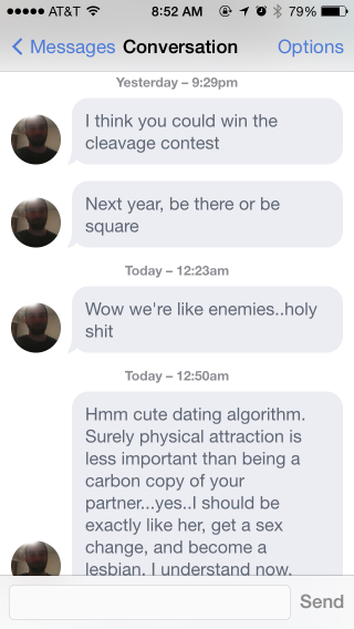 Illustration for article titled Soooo, I just woke up to this OkCupid inbox...